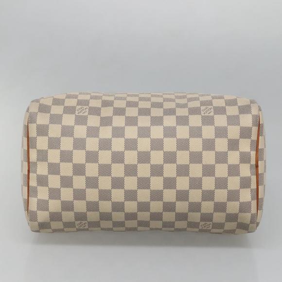 LOUIS VUITTON Damier Azur Speedy 30 Hand Bag N41533 LV Auth 89669 - Picture 9 of 16